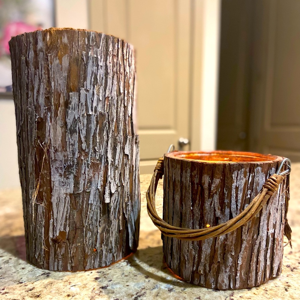 Beautiful Wooden Candle Holders